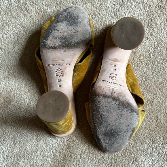 Coco knotted velvet block heel Loeffler Randall sz 8.5 - Picture 2 of 4